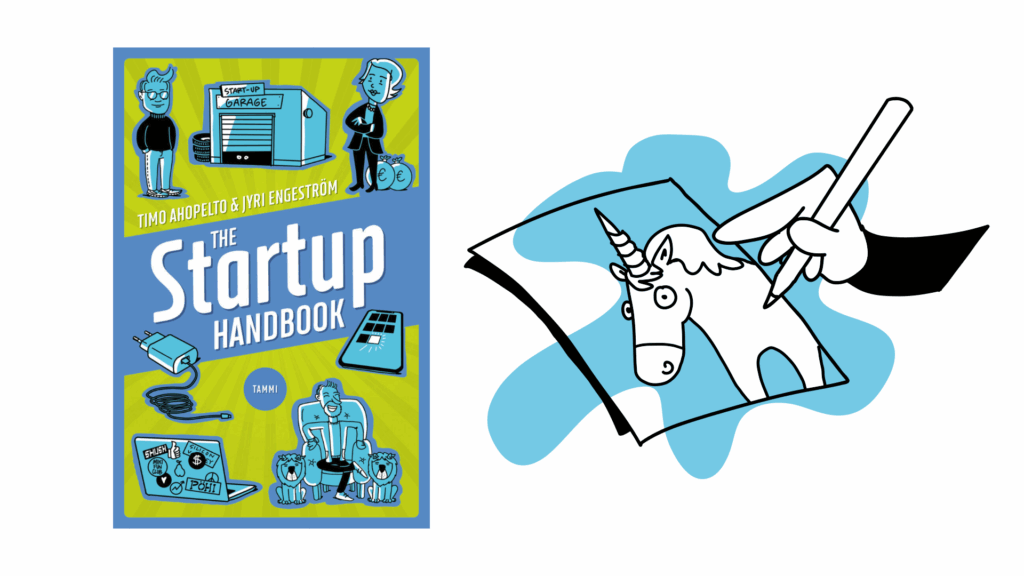 Redanredan-Linda kuvitti Startup-käsikirjan